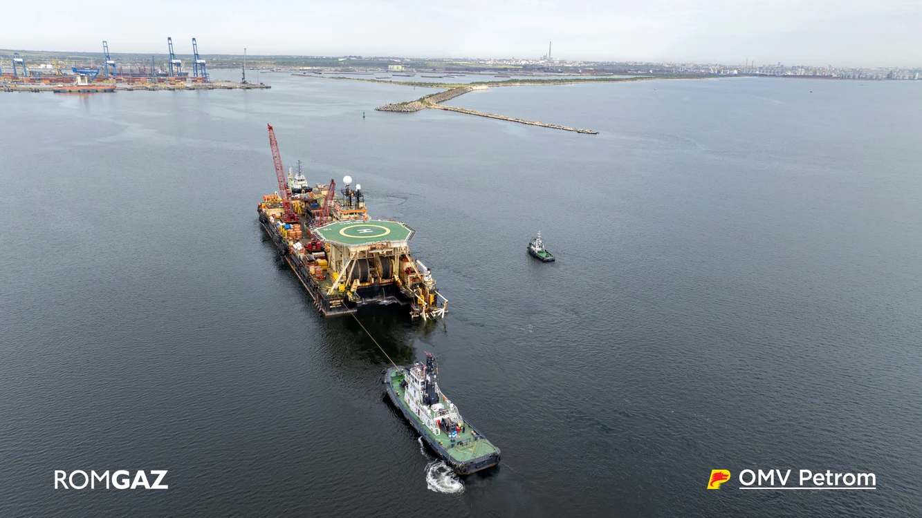 încep lucrările de instalare a conductei de gaze în Marea Neagră