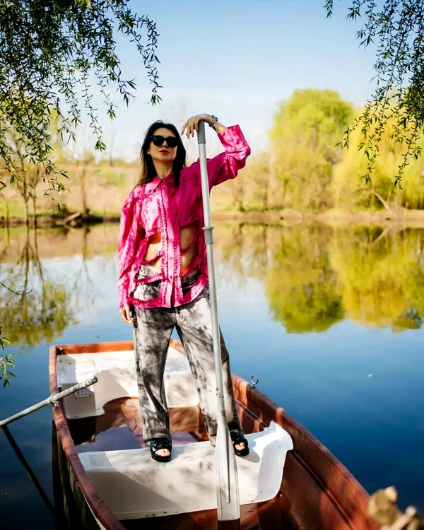 Alice Cavaleru radiază de fericire