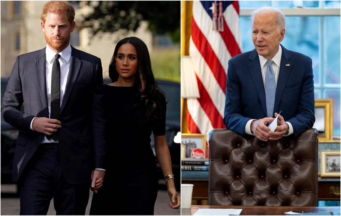 Printul Harry si Meghan Markle refuzati de Biden sa foloseasca Air Force One Profimedia jpg