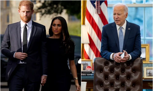 Printul Harry si Meghan Markle refuzati de Biden sa foloseasca Air Force One Profimedia jpg