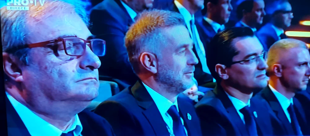Stoichiță, Iordănescu și Burleanu au avut baftă la tragerea la sorți. Captură TV