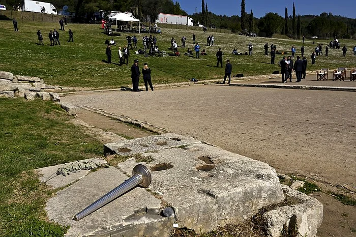 Spectatorilor nu le-a fost permis accesul la ceremonia de la OlympiaFoto: Guliver / GettyImages