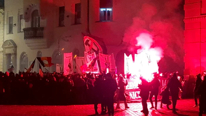 Marșul "Eroii nu mor niciodatâ" FOTO Ștefan Both