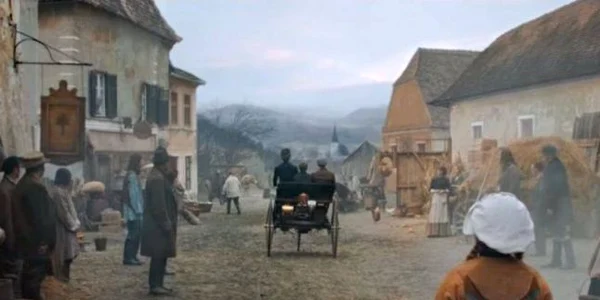 reclama mercedes foto ora de sibiu