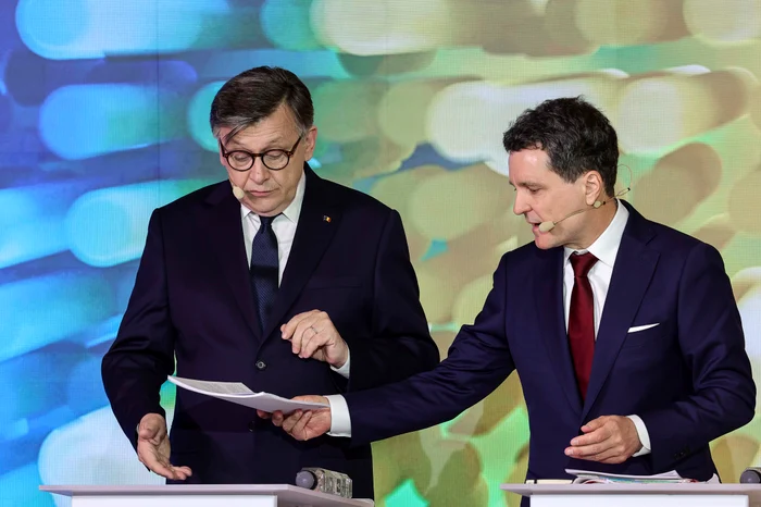 Crin Antonescu și Nicușor Dan la dezbaterea organizată de Digi24/FOTO: Inquam photos