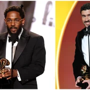 Bad Bunny și Kendrick Lamar au fost marii câștigători ai galei Grammy 2026. FOTO: X/@simonsaysdrip/@THR