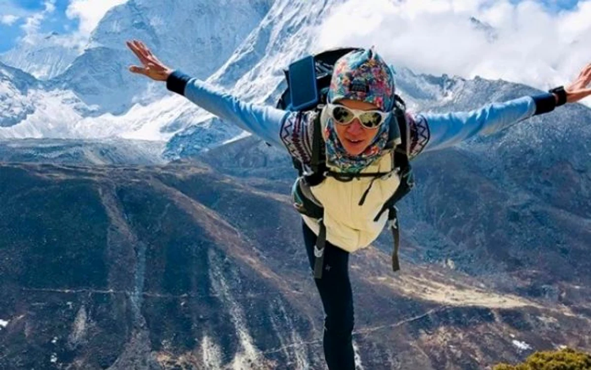 Otilia Ciotău s-a născut în Suceava. FOTO: arhiva personală a alpinistei