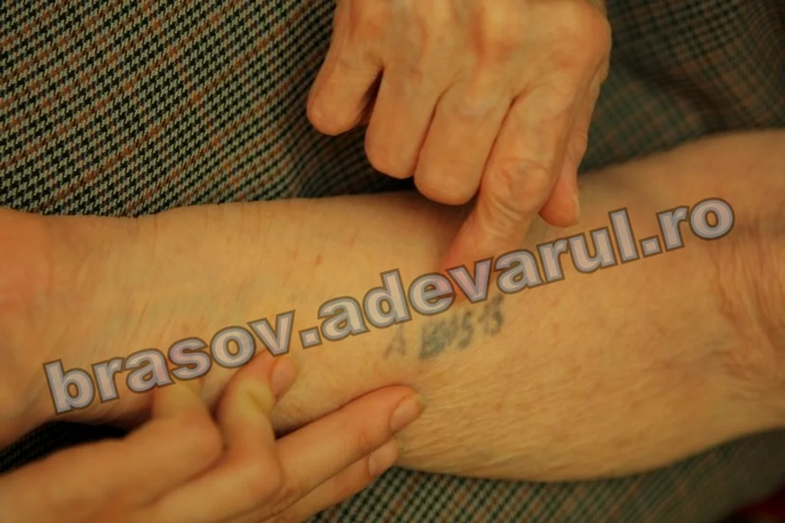 Numărul din lagăr al supravieţuitoarei Gotherer Piroska
