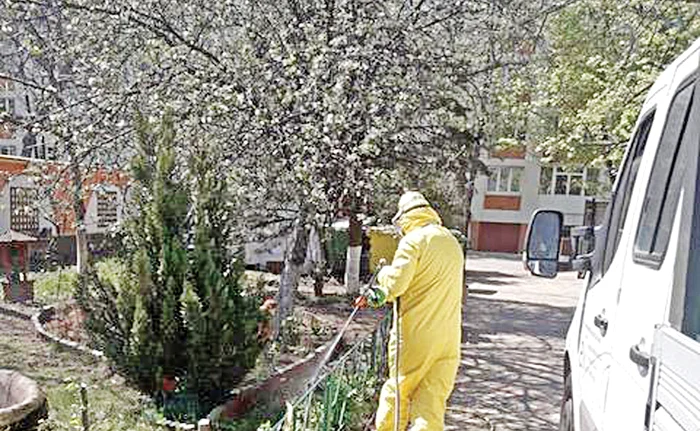 Mai multe echipe au declanșat tratamentele fitosanitare