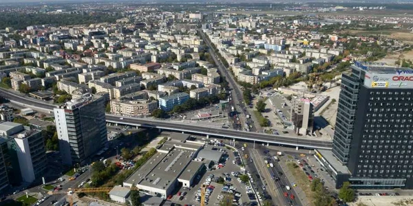 bucuresti de pe sky tower