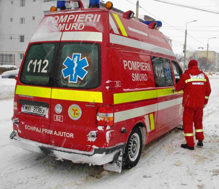 Un echipaj SMURD a ajuns imediat la faţa locului Foto: Arhivă Adevărul