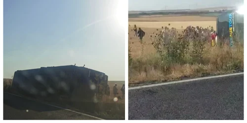 Accident autocar FOTO Captură video