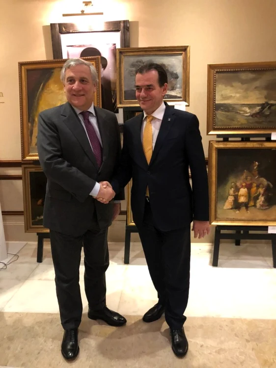 Antonio Tajani şi Ludovic Orban