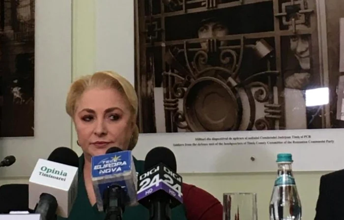 Viorica Dăncilă, la Timişoara FOTO Daniel Dancea