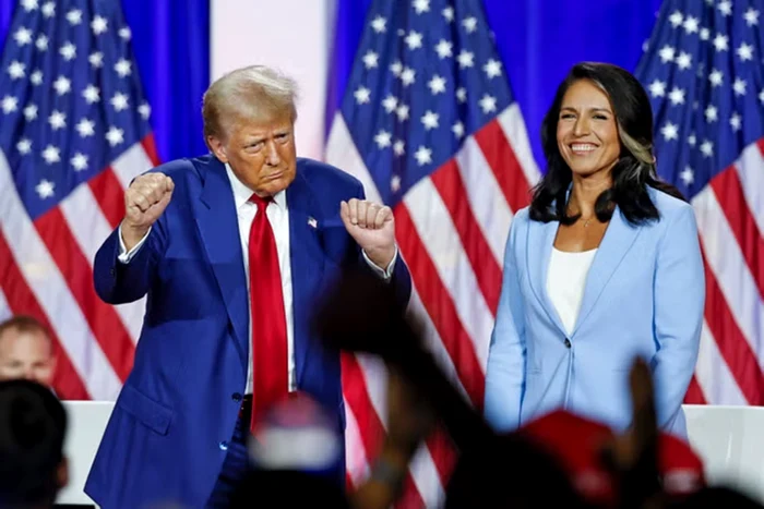 Trump a nominalizat-o pe Tulsi Gabbard pentru coordonarea serviciilor secrete. Foto Getty Images