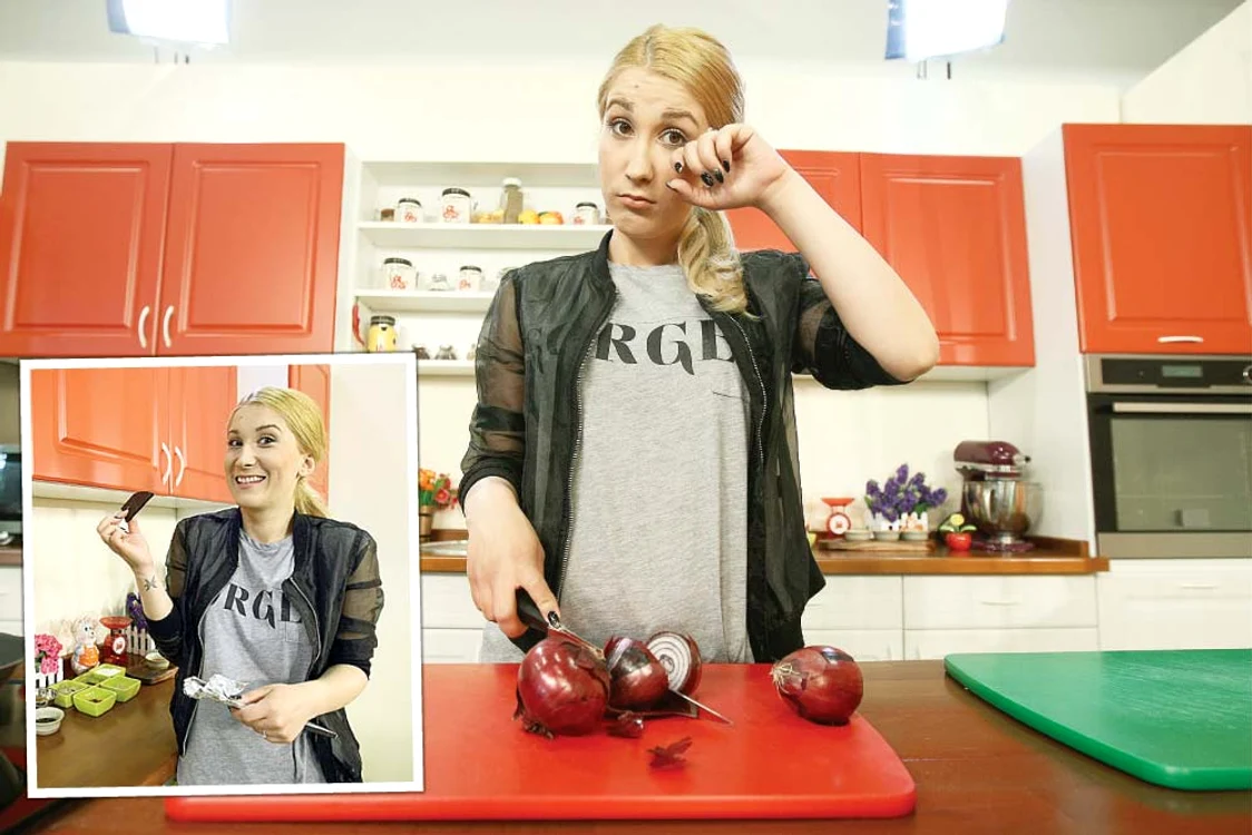 Adda a gătit ieri în emisiunea “Click! poftă bună” de la Prima Tv, alături de Diana BartFoto: Dorin Constanda