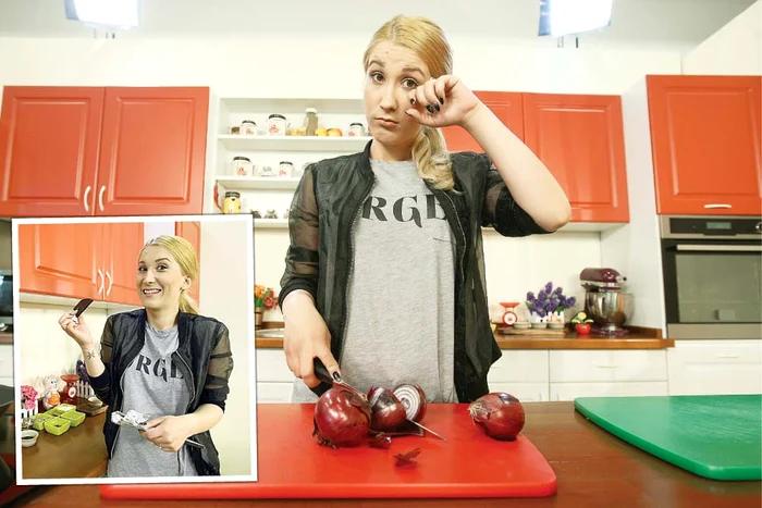 
    Adda a gătit ieri în  emisiunea “Click! poftă  bună” de la Prima Tv,  alături de Diana BartFoto: Dorin Constanda  