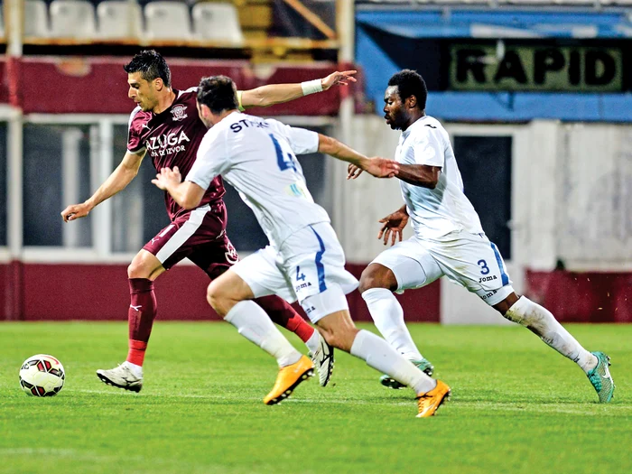 Golul lui Daniel Niculae nu a fost de ajuns pentru ca rapidul să evite înfrângereaFOTOGRAFII: Sportpictures.eu