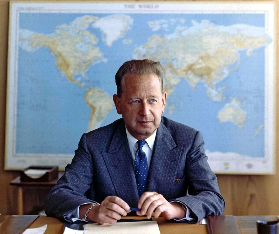 Dag Hammarskjöld, fost secretar general al ONU FOTO: AFP