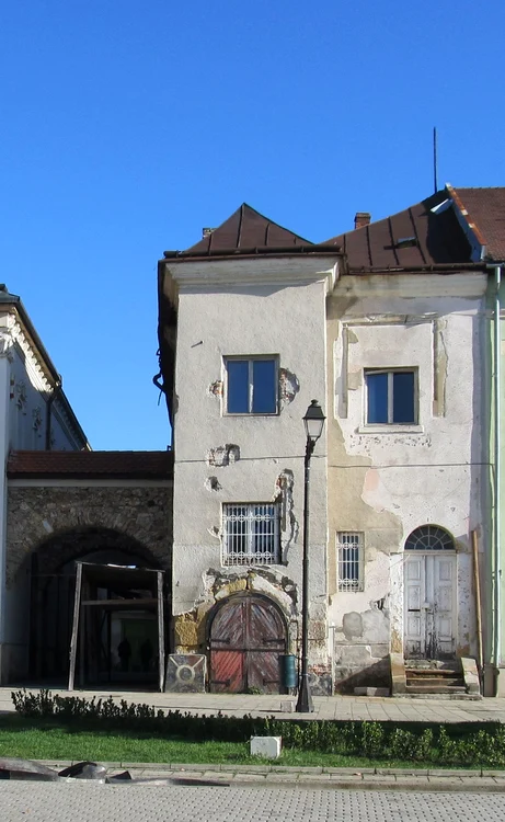 Casa Iancu de Hunedoara din Baia Mare, în stare de degradare, în anul 2012 