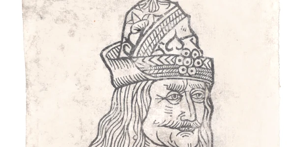 Gravură rară a lui Vlad Țepeș   Casa Artmark jpg
