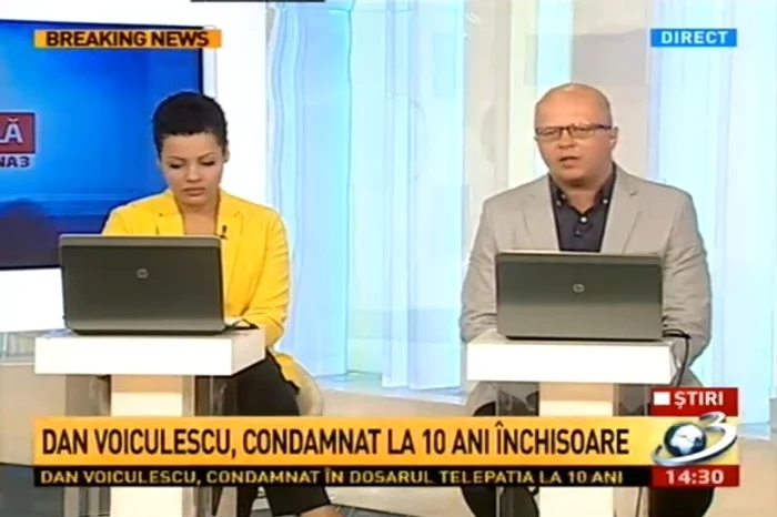 Jurnaliştii Antenei 3 consideră sentinţa un abuz (captură: Antena 3)