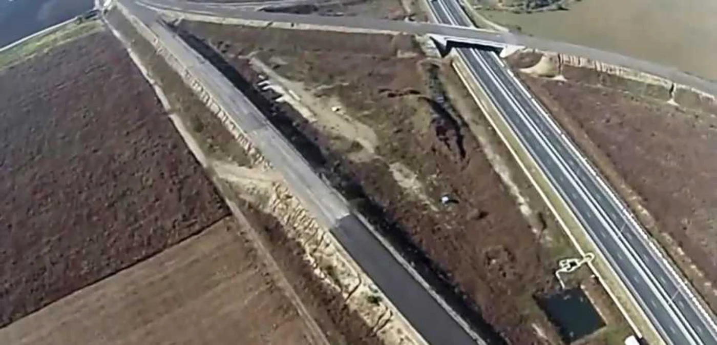 În curând şantierul se va muta pe lotul II al autostrăzii Arad-Nădlac FOTO arhivă