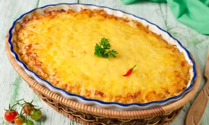 46731073   casserole with cabbage and meat under a cheese crust jpeg