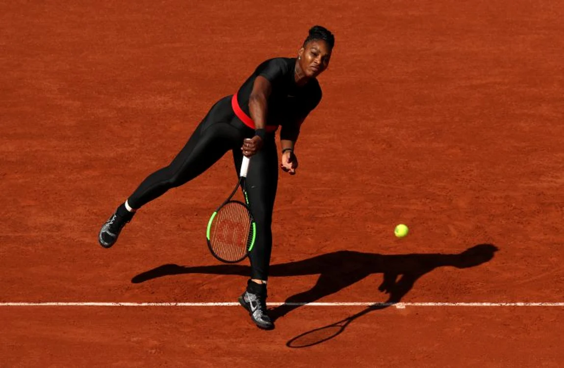 Serena Williams a purtat la Roland Garros 2018 un echipament catsuit care a fost apoi interzis la Paris
