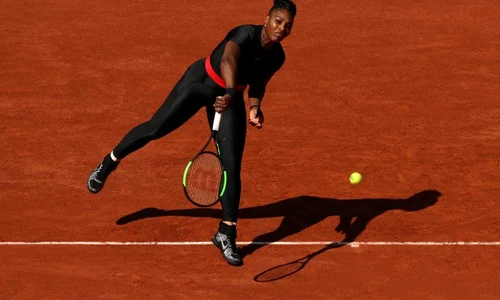 Serena Williams a purtat la Roland Garros 2018 un echipament catsuit care a fost apoi interzis la Paris jpeg