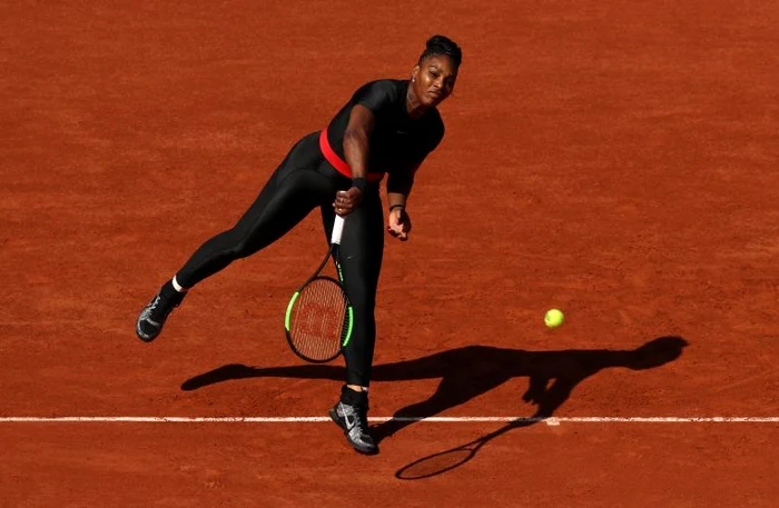 Serena Williams a purtat la Roland Garros 2018 un echipament catsuit care a fost apoi interzis la Paris