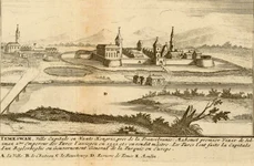Timișoara otomană în 1656. Gravură de Nicolas Sanson (© Wikimedia Commons)