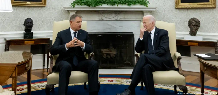 Preşedintele Klaus Iohannis, la întrevederea cu omologul său american Joe Biden (7.05.2024)