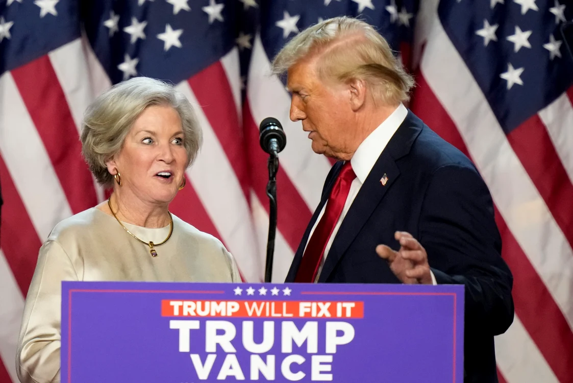 Susie Wiles și Donald Trump/FOTO:EPA/EFE