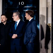 Merz, Zelenski, Starmer și Macron FOTO X / @bundeskanzler