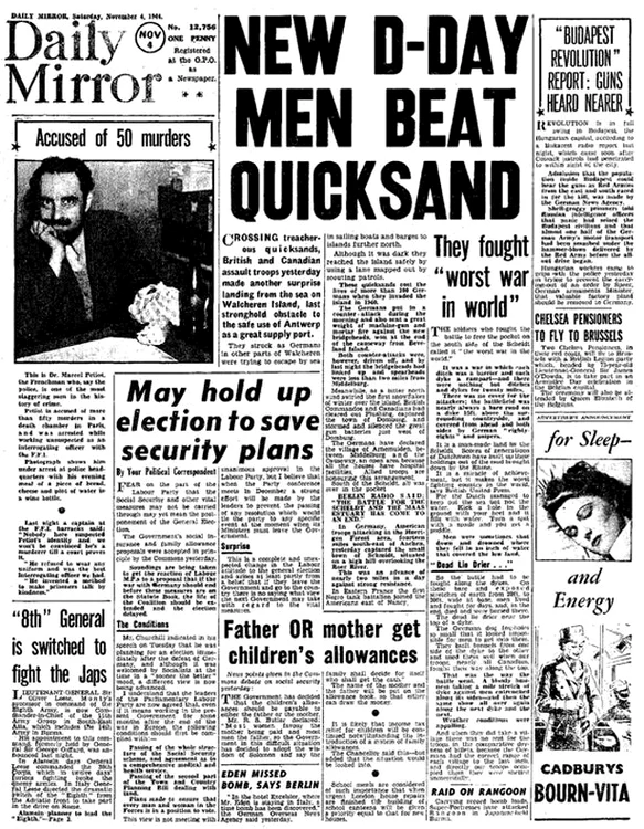 daily mirror frontpage november 4 1946 jpg jpeg