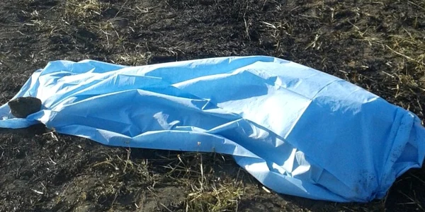 Batran incendiat. FOTO ISU Suceava