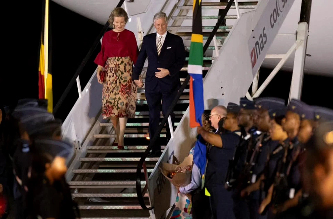 Regina Mathilde și Regele Philippe al Belgiei, în vizită în Pretoria
