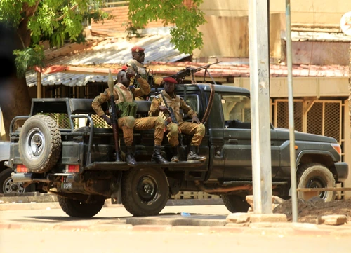 Armata a preluar puterea în Burkina Faso. Foto: EPA-EFE