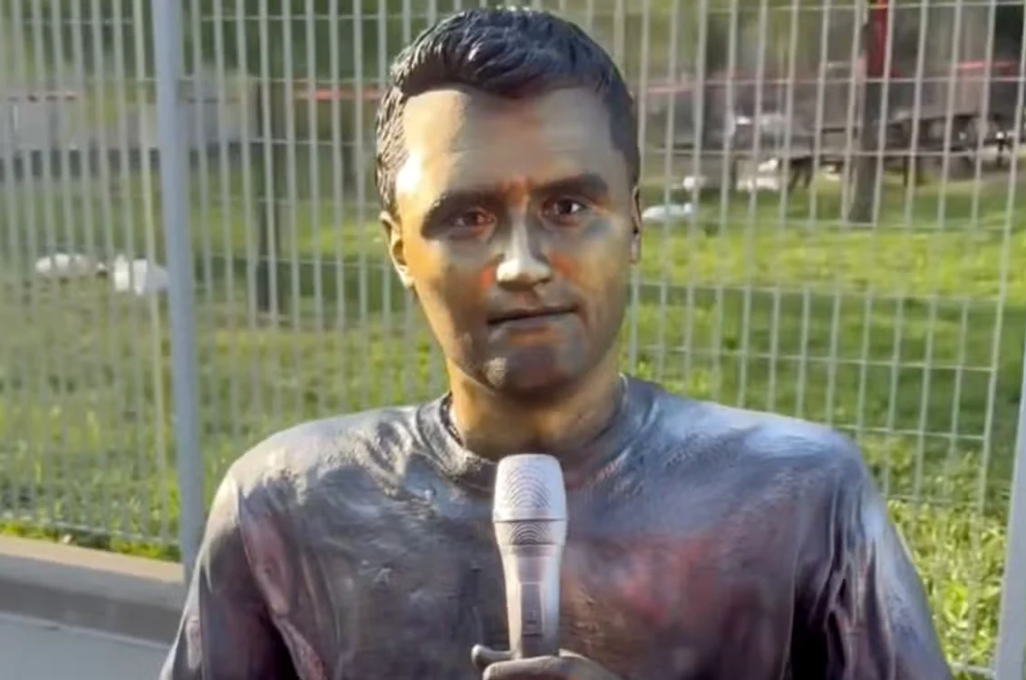 Sergio Furnari a cheltuit 100.000 de dolari pentru statuia lui Charlie Kirk. FOTO: Instagram