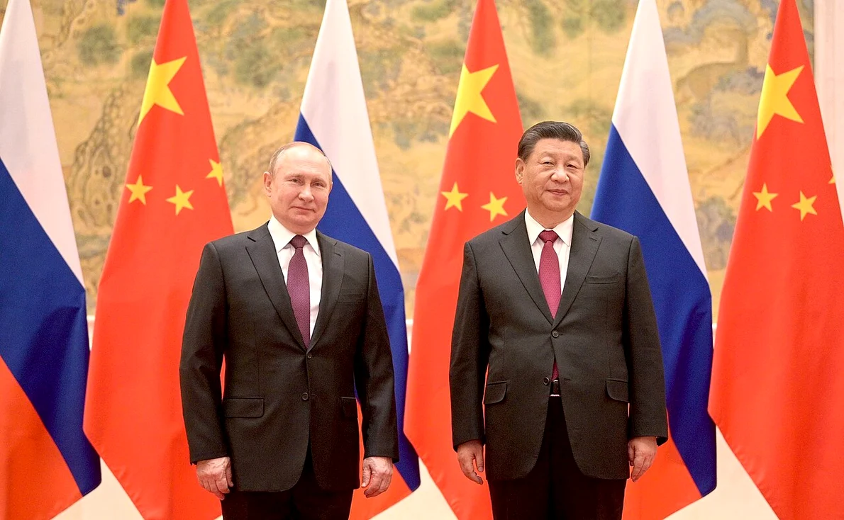 Vladimir Putin primit la Beijing de Xi Jinping, la 4 februarie 2022 