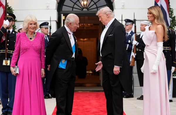 Charles, Trump, Camilla, Melania, dineul de stat, Profimedia (4) jpg