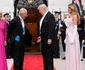 Regina Camilla și Regele Charles, alături de Donald Trump și Melania Trump la dineul de stat de la Casa Albă. FOTO: Profimedia