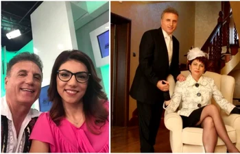 catalin enceanu, fiica si sotia lui