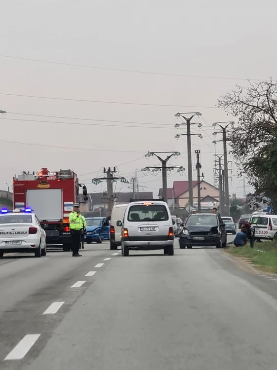 Accidentul a avut loc pe centura municipiului Târgu Jiu