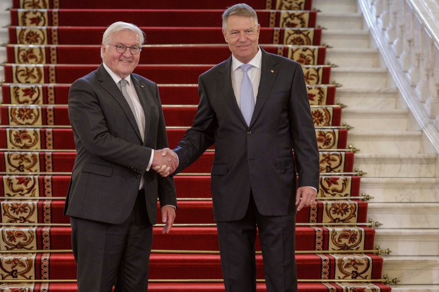 Președintele Germaniei, decorat de Klaus Iohannis cu Ordinul Național „Steaua României”