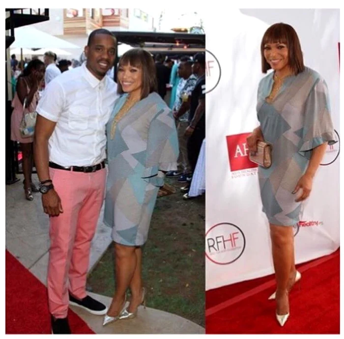 Cântăreața Tisha Campbell este înnebunită după stiletto argintii