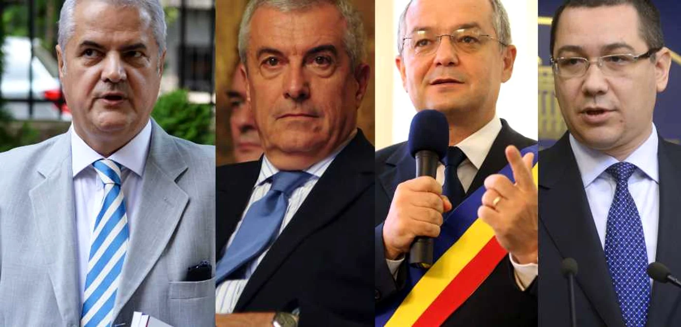 O parte din foştii premieri ai României: Năstase, Tăriceanu, Boc, Ponta