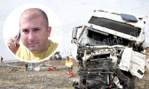 Ovidiu Munteanu a spulberat cu tirul lui un microbuz cu 15 români  Doar unul a supravieţuit, dar e în comă jpeg