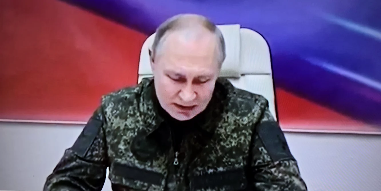 Presa rusă a scris că elicopterul lui Putin a fost atacat de drone ucrainene. FOTO: captură video
